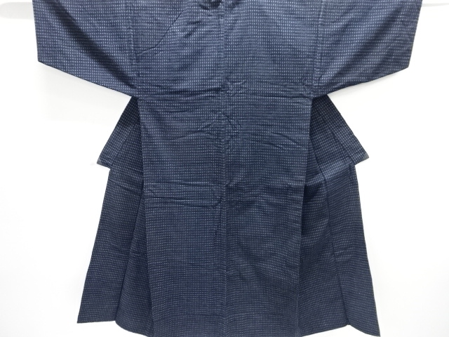 アンティーク　木綿本場久留米書生絣野良着